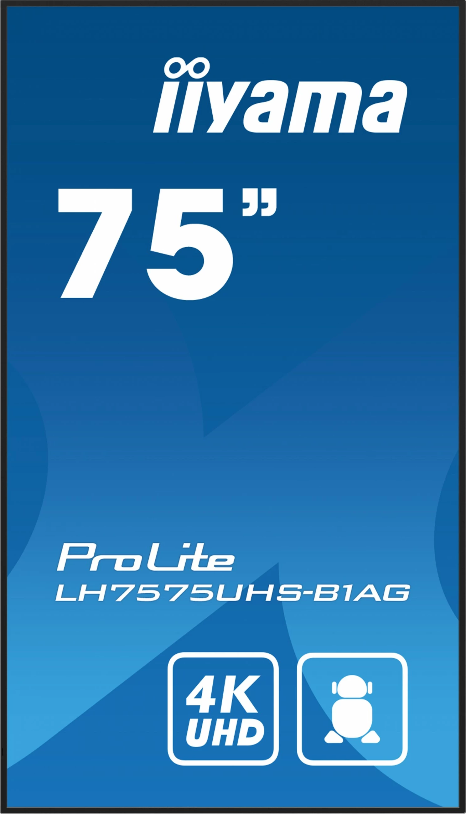 Ekran digital iiyama LH7575UHS-B1AG, 75", 4K UHD, Wi-Fi