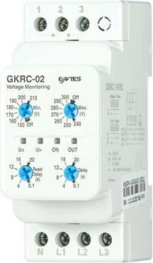GKRC-02 Rele monitorimi tensioni trefazor