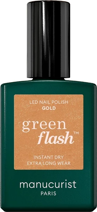 Llak për thonj Manucurist Green Flash për femra Gold 15ml