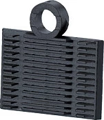 Aksesor për kabllo METZ CONNECT 15090301-I, 40x6x36 mm, i zi