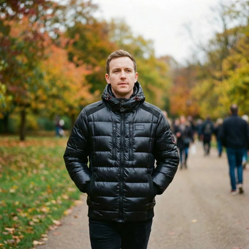 Jakne për meshkuj Geographical Norway, e zezë