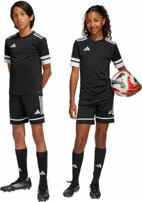 Shorce për fëmijë adidas, të zeza [Madhësia: 164 cm]