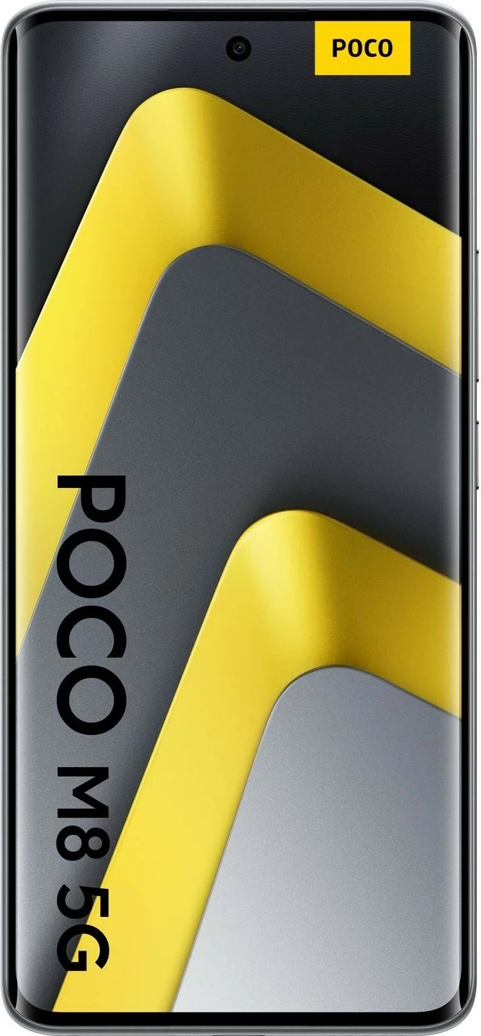 Celular Xiaomi POCO M8 5G 8/256GB argjendtë