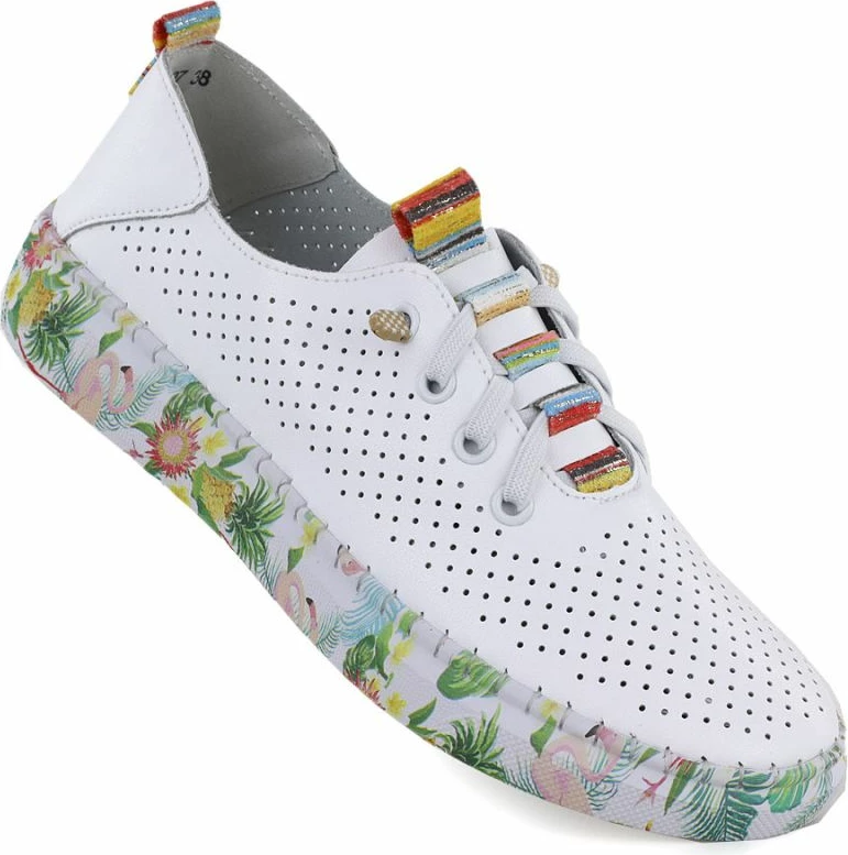 Këpucë të ulëta femra Artiker 58C0597, të bardha