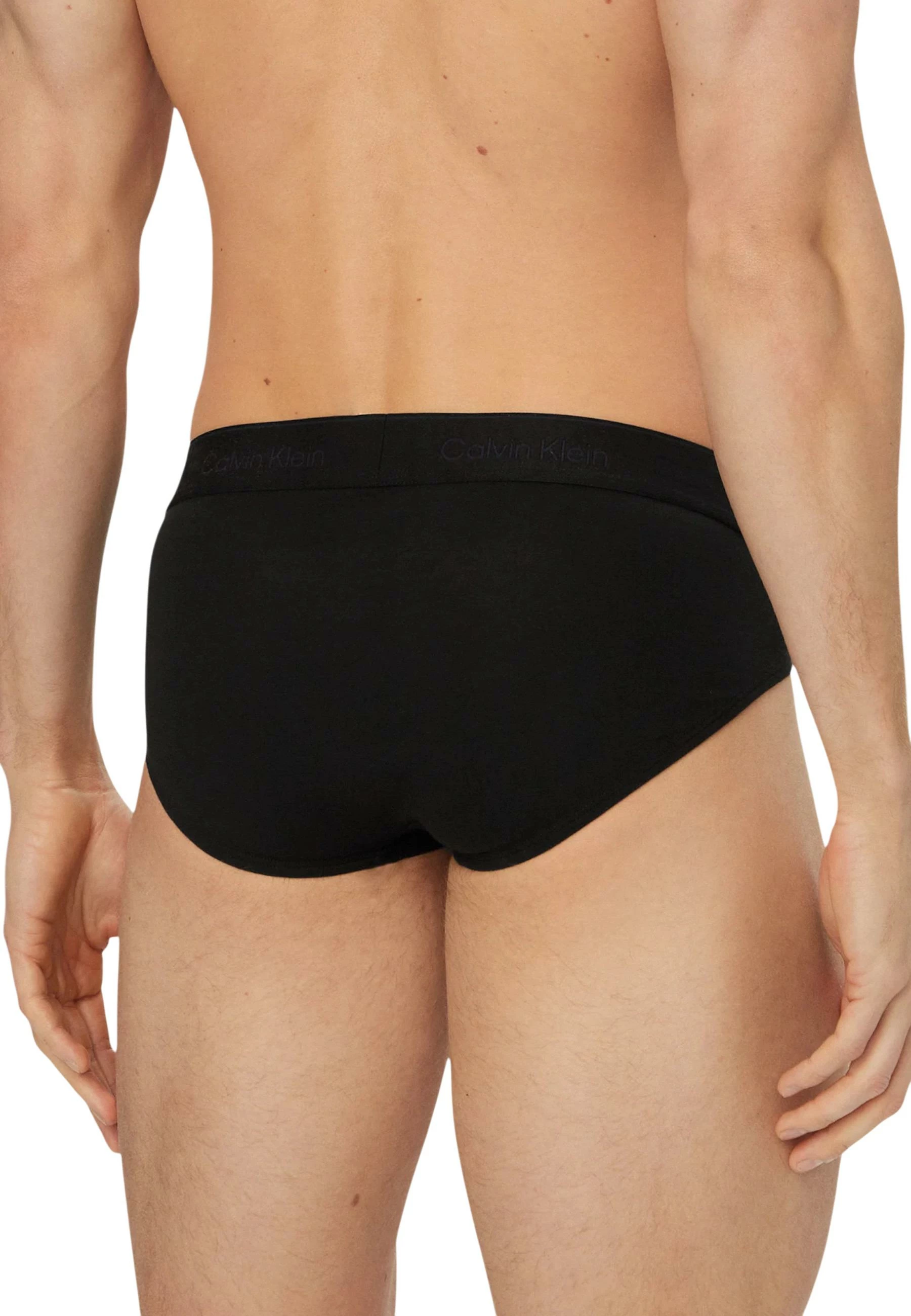 Të brendshme për meshkuj Calvin Klein Underwear Hip Brief LV00NB4388, të zeza/vjollcë [Madhësia: S]