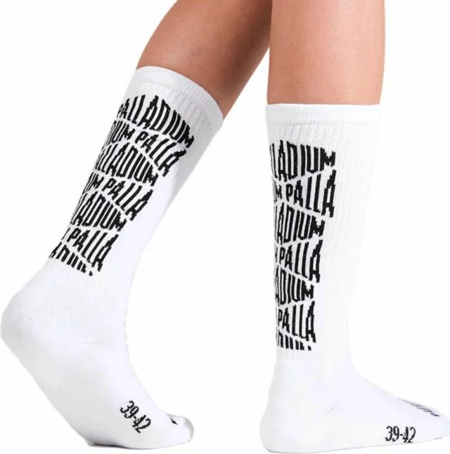 Çorape Palladium për meshkuj dhe femra, të bardha