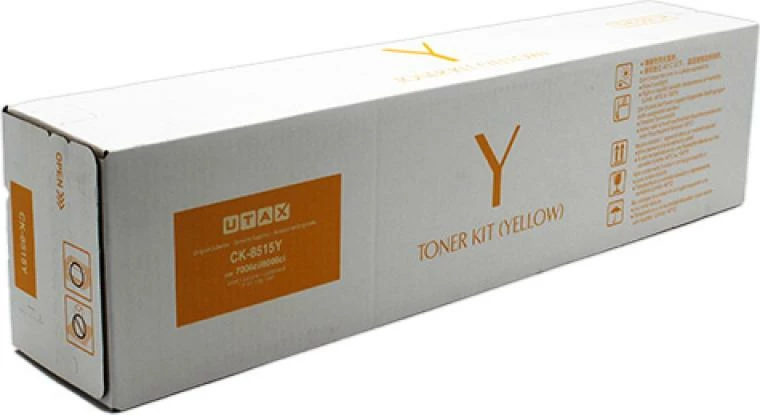 Toner Utax CK-8515 (1T02NHAUT0) rendiment deri 24,000 faqe, verdhë