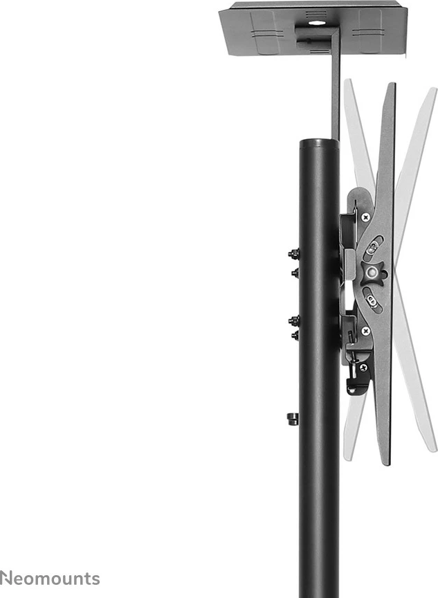 Karrocë portabile për TV Neomounts PLASMA-M1700E, deri 70", rregullim lartësie, ngjyrë e zezë