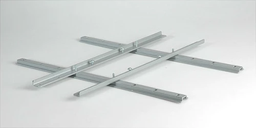 Adapter VESA ROLINE, 100x100–400x400 i rregullueshëm, metal, gri