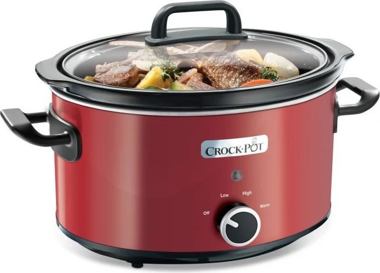 Slow cooker Crock-Pot SCV400RD, 3.5 L, E zezë, E kuqe