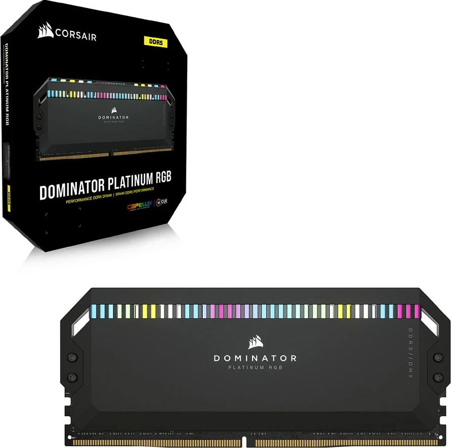 RAM Memorje Corsair Vengeance RGB 32GB (2x16GB) DDR5 6000MHz e zezë