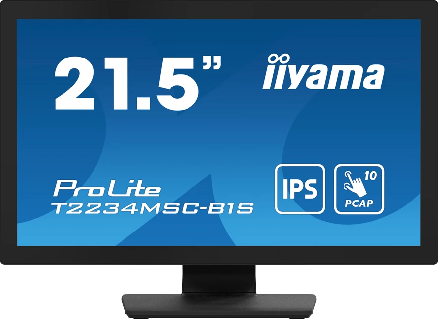 Monitor LED IIYAMA ProLite T2234MSC-B1S 21.5\" Full HD IPS touchscreen 10-pikësh 350 cd/m² 1000:1 8ms, i zi
