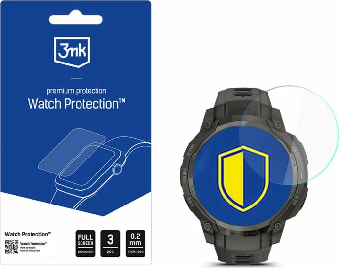 Mbrojtës ekrani për orë Garmin Instinct Crossover AMOLED 3mk Protection FlexibleGlass