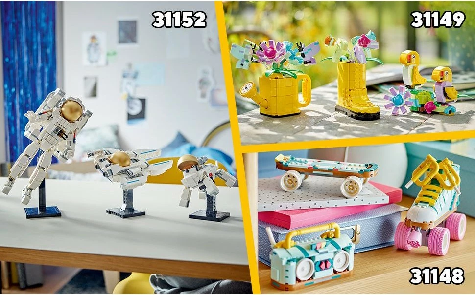 Set ndërtimi LEGO Creator 3in1 31150, 780 pjesë, shumëngjyrësh