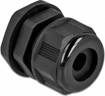 Glandë kablli DeLOCK PG16, për kabllo të rrumbullakët 9 mm, IP68, 2 copë, e zezë