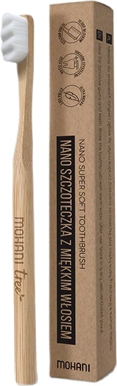Furçë dhëmbësh Mohani Bamboo Nano, 1 copë