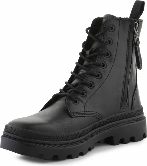 Këpucë Palladium Pallatrooper Off Lth për meshkuj dhe femra, të zeza