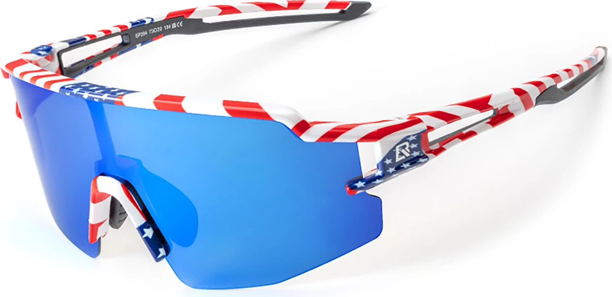 Syze sporti Rockbros 14120008003 me lente të polarizuara, insert korrektues, kornizë USA, xhama blu, multikolor