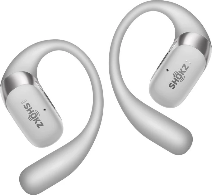 Kufje wireless SHOKZ OpenFit 2+, ear-hook, Bluetooth, Gri