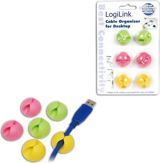 Kabllo mbajtëse LogiLink, 6 copë