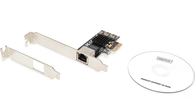 Kartë rrjeti Digitus DN-10135, PCI Express, 2.5 Gigabit LAN, 1x RJ45