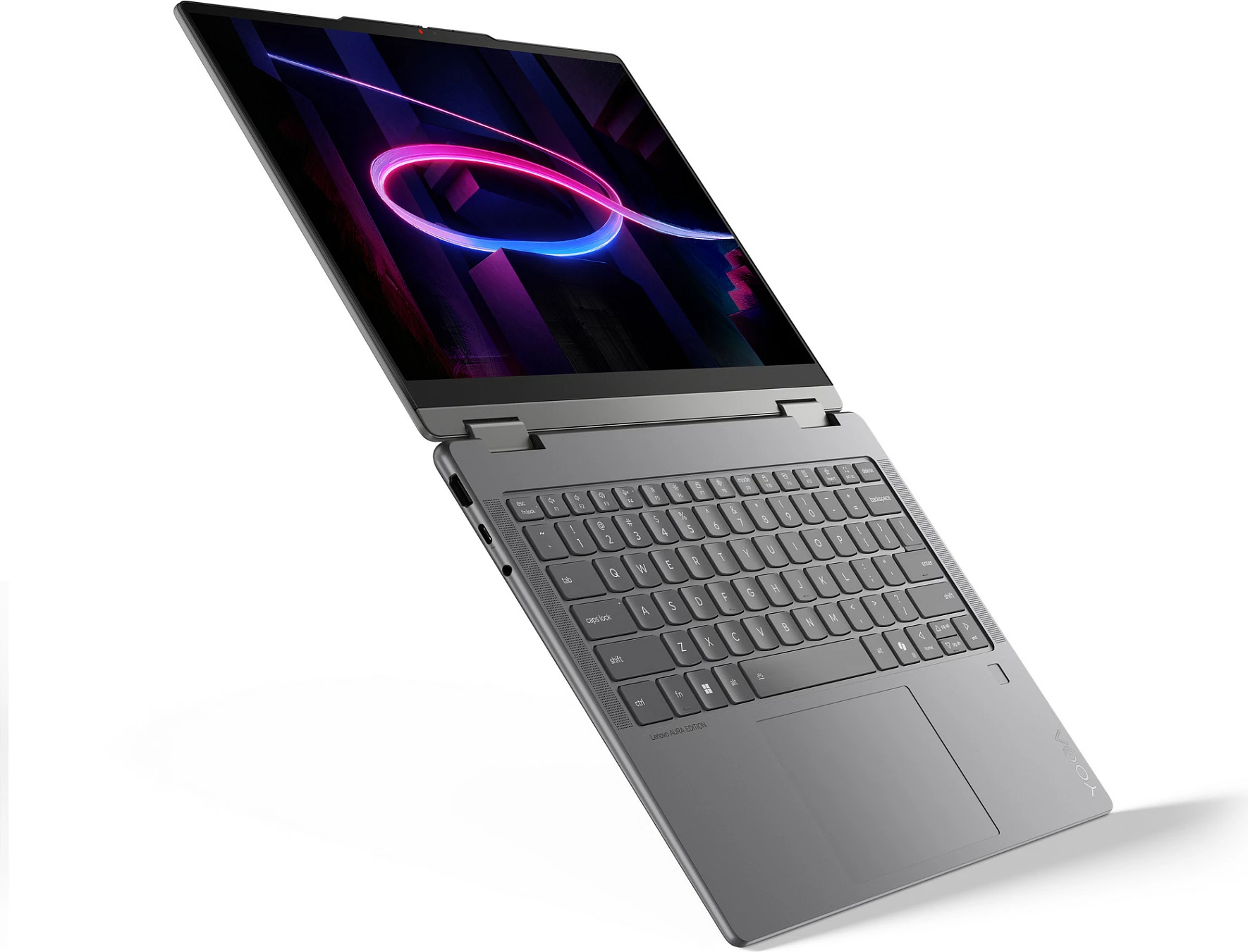 Laptop 2n1 Lenovo Yoga 7, Core Ultra 7 355, 16GB RAM, 1TB SSD, 14 inç 1920x1200, Windows 11 Home, Luna Grey
