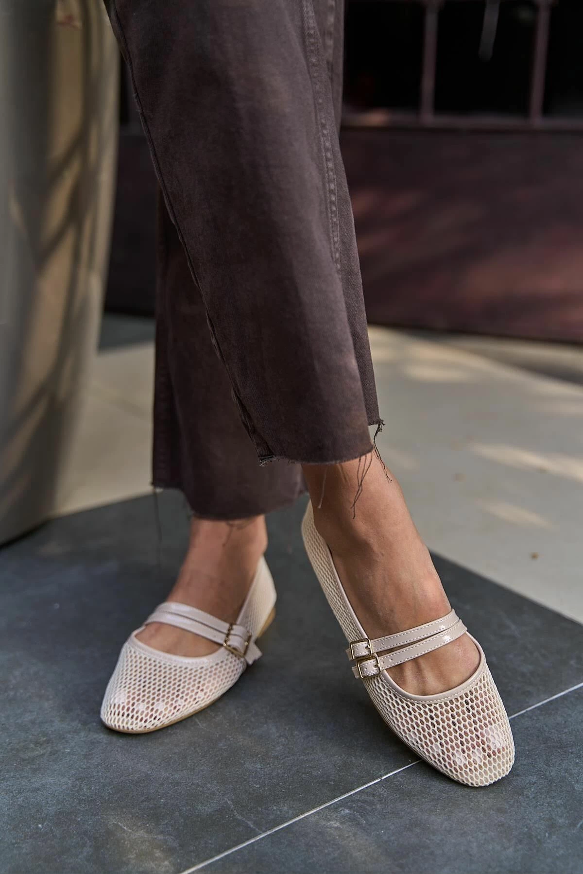 Balerina për gra, Babette Jumeon, MK1340025YR20-001, bezhë