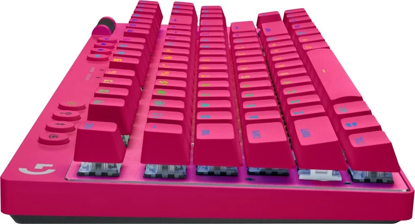 Logitech G PRO X TKL - Wireless, 2.4GHz, BT - Magenta