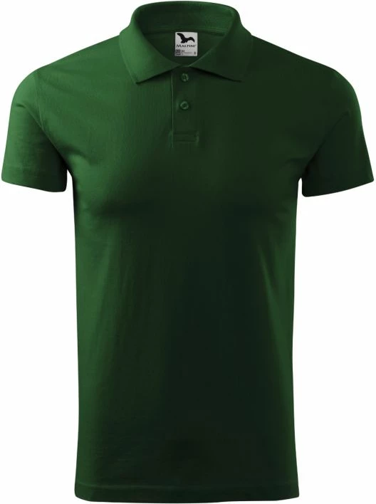 Fanellë polo për meshkuj Malfini, ngjyrë jeshile e errët [Madhësia: XXL]