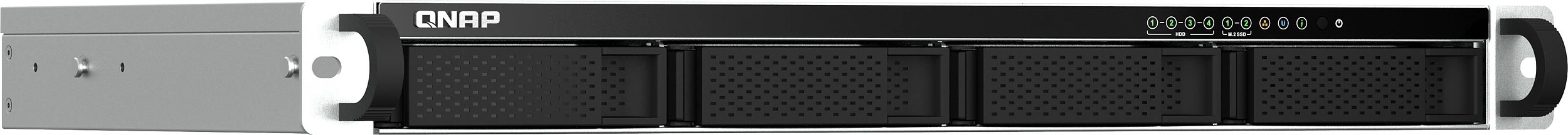 NAS rackmount QNAP TS-464EU-8G, 4 vende, Intel Celeron N5105/N5095, 8GB RAM, 1U