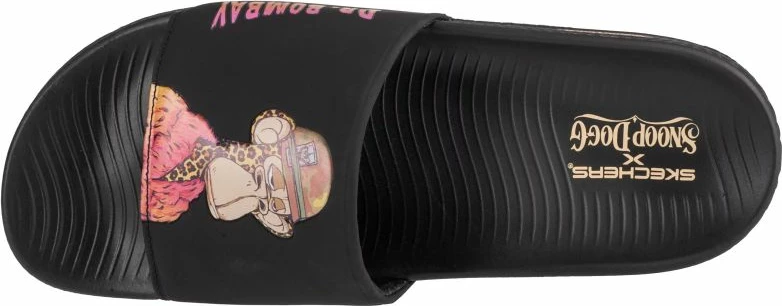 Slide Skechers për meshkuj, të zeza