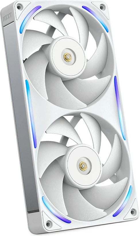 Ventilator kasë NZXT F240X, 240mm (2x120mm), PWM, RGB, i bardhë