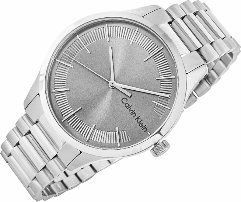 Orë dore për meshkuj Calvin Klein, argjend