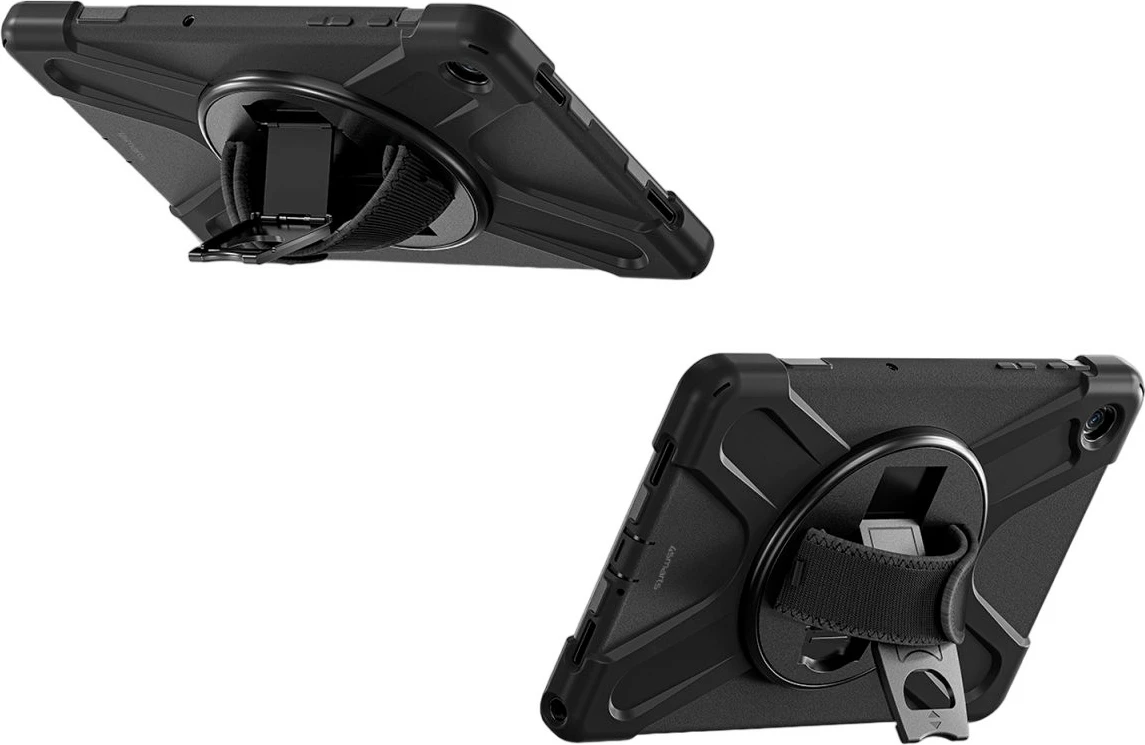 Mbështjellës 4smarts për Samsung Galaxy Tab A9+, i zi, me rrip dore dhe mbajtëse stilolapsi