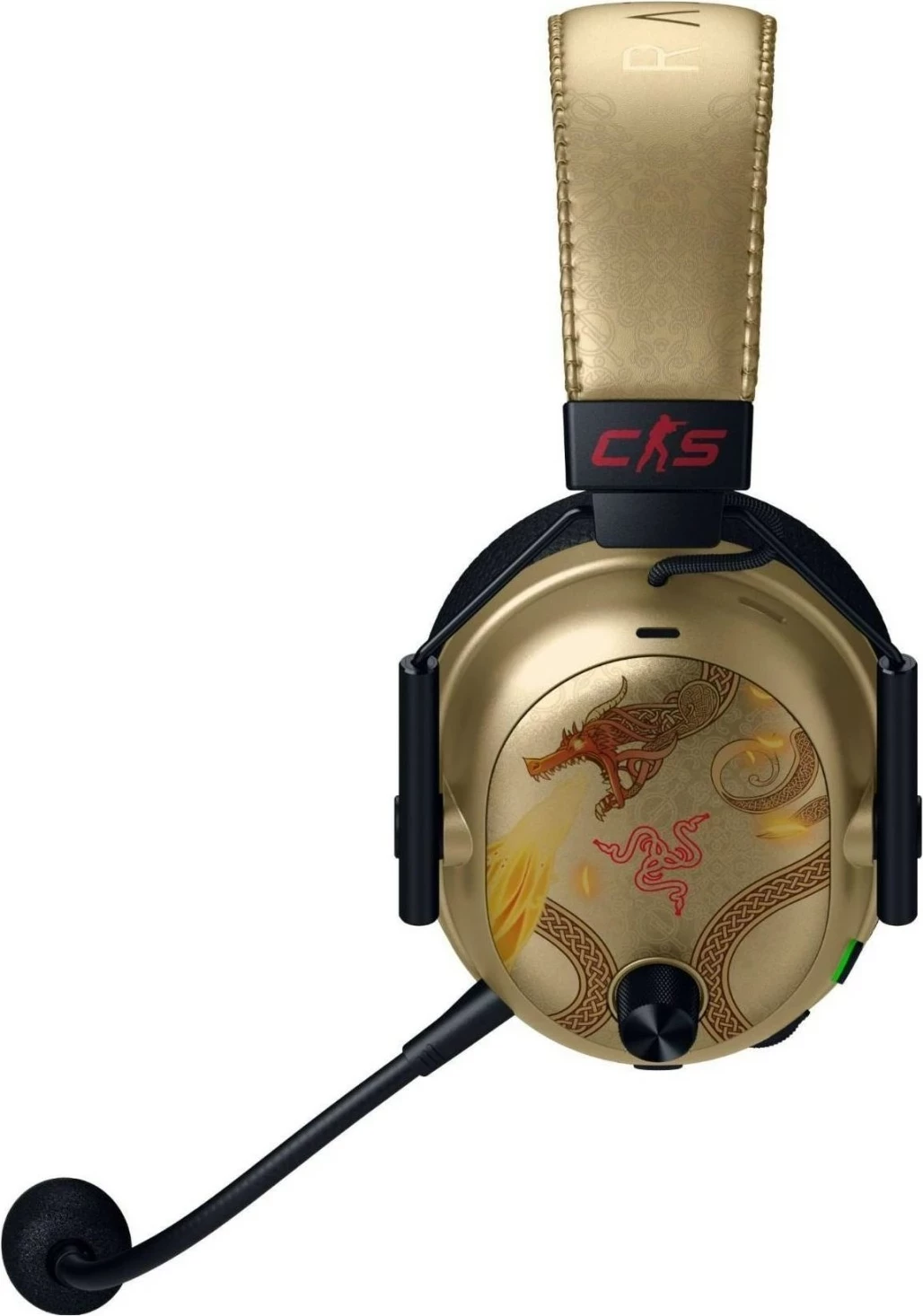 Kufje gaming Razer BlackShark V3 Pro Counter-Strike 2 Ed, wireless/wired, ANC, mikrofon, kafe