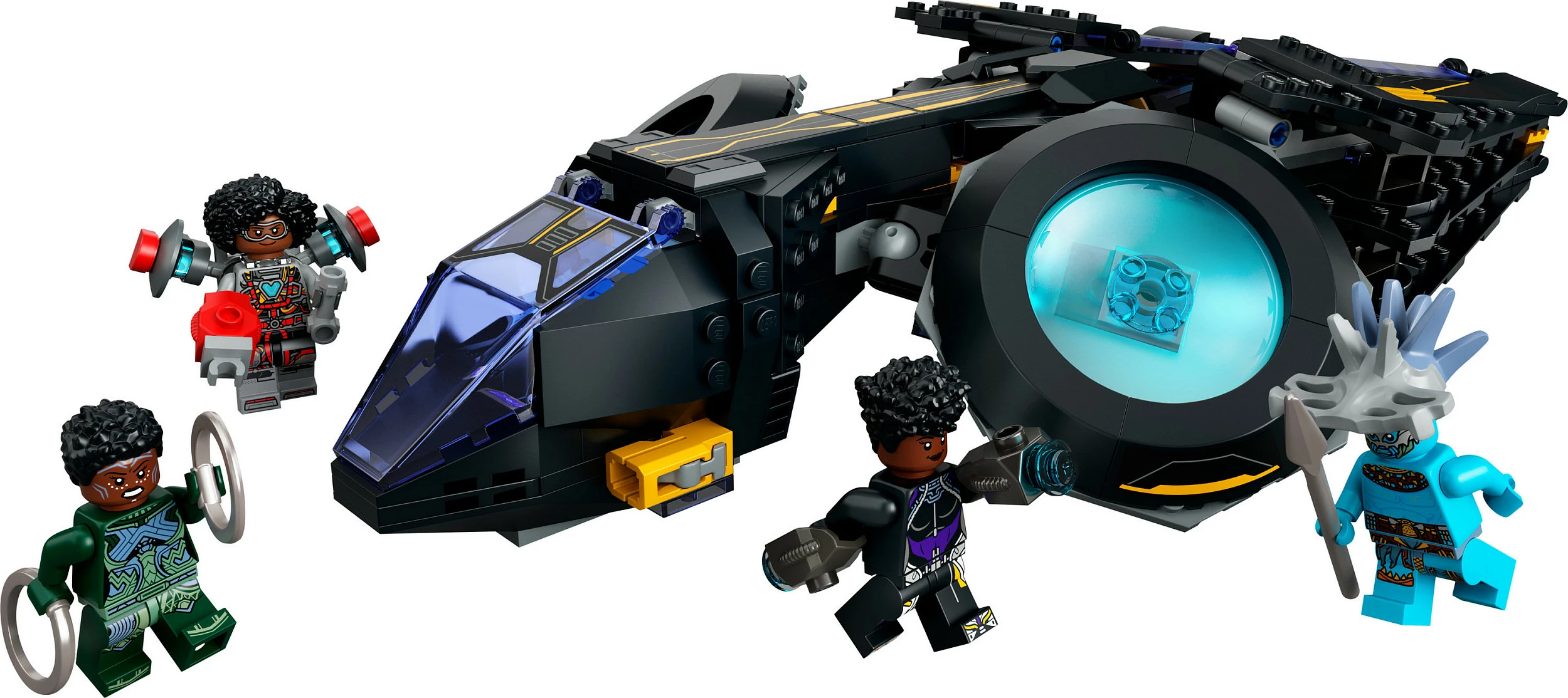 Set ndërtimi LEGO Marvel Shuri's Sunbird, 355 pjesë, plastikë, shumëngjyrësh