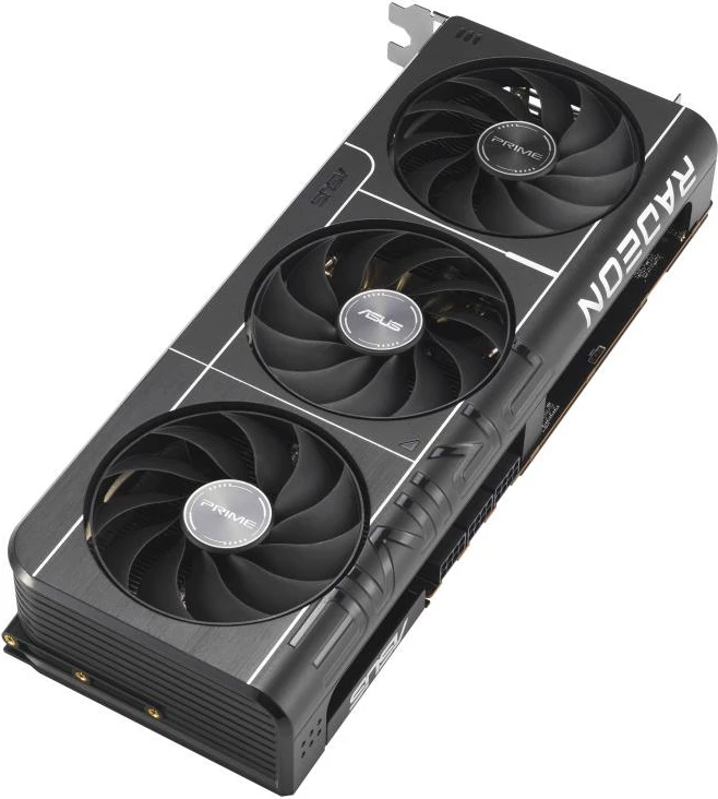 Kartë grafike, Asus, Prime Radeon RX 9070 XT OC 16G (90YV0L71-M0NA00), 16GB, 256-bit, 2.5-slot, trefishë fans