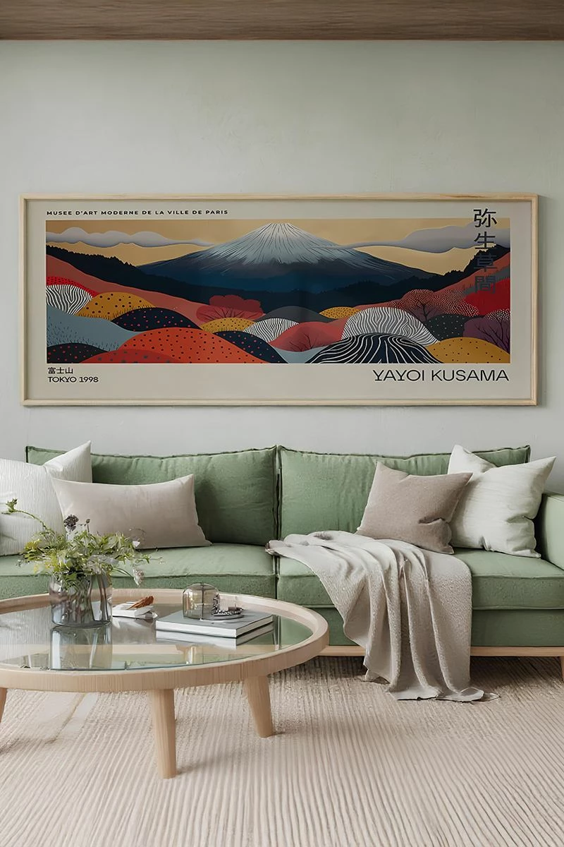 Pikturë dekorative me kornizë, shumëngjyrëshe, Wallity, Artsmdfyty23-50120, 50x120cm