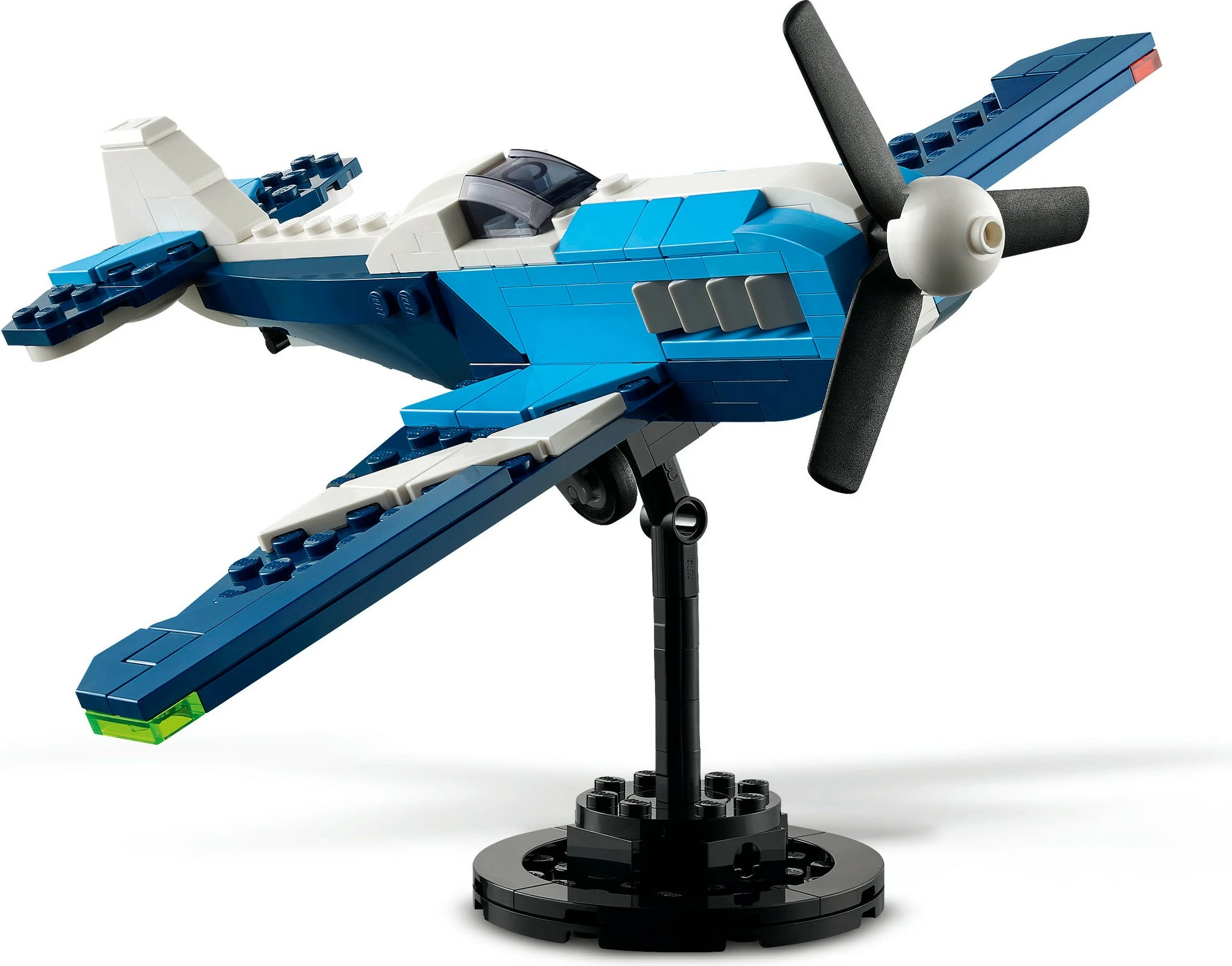 Set ndërtimi LEGO Creator 3-in-1 31160, 178 pjesë, aeroplan garash, blu