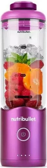 Blender portabil Nutribullet Flex, 590ml, USB-C, fiolet