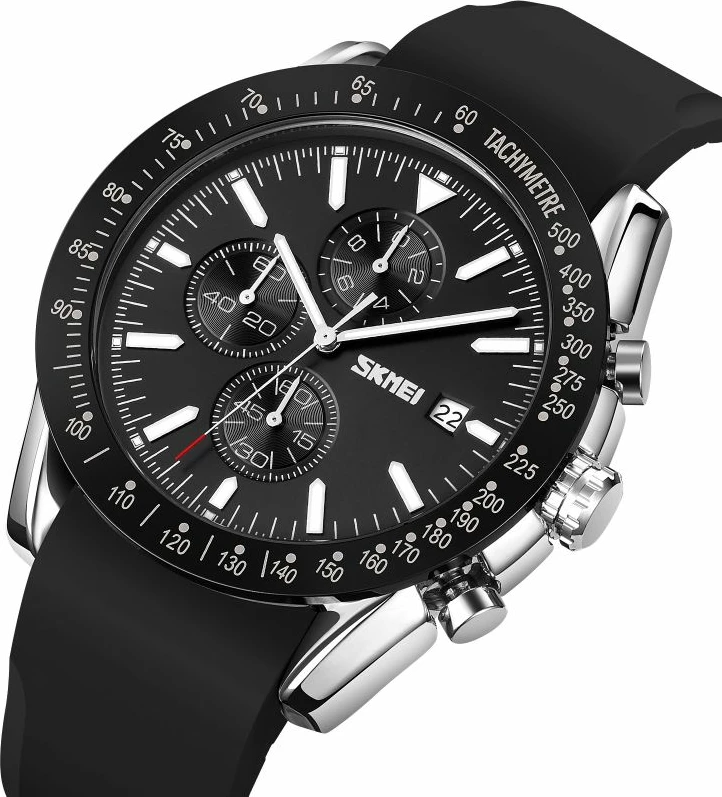 Orë dore për meshkuj Skmei, e zezë