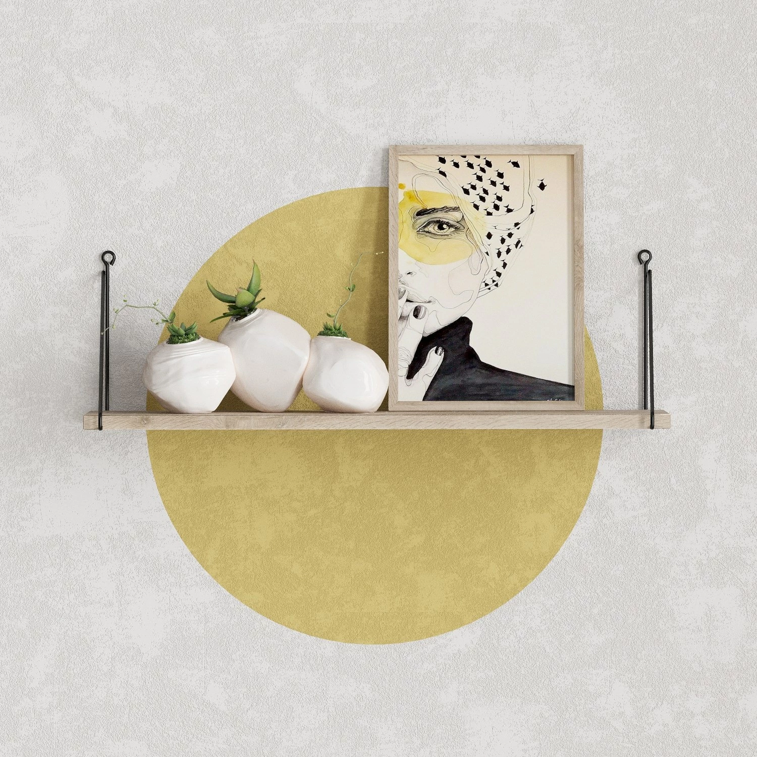 Raft muri Hanah Home, Armoni - Sacramento, ngjyrë kafe