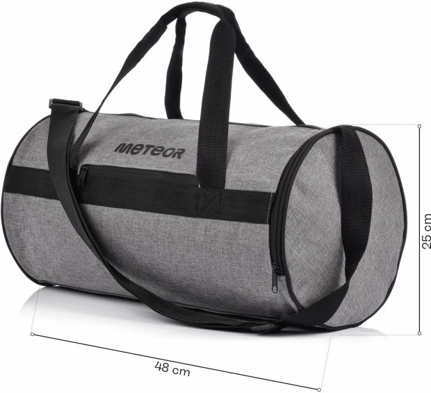 Çantë fitnesi Meteor, unisex, e zezë