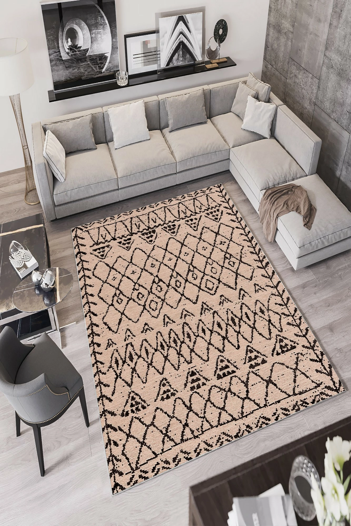 Qilim (60 x 100) Conceptum Hypnose, W1068, shumëngjyrësh