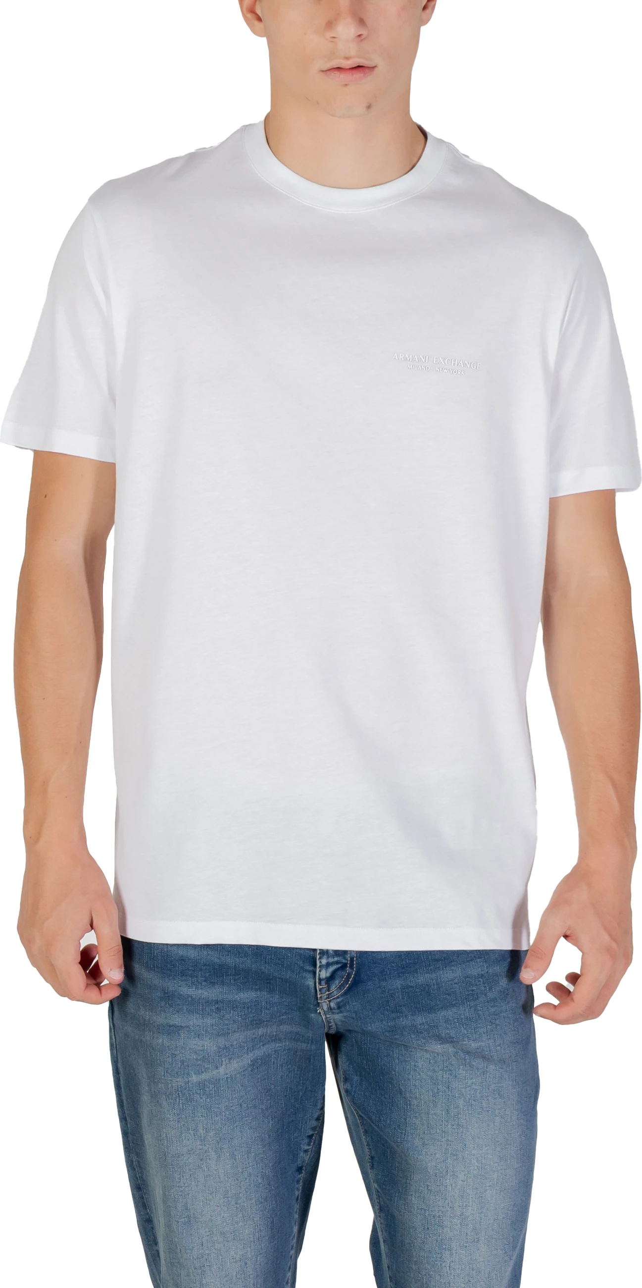 Maicë për meshkuj Armani Exchange XM001281 AF10361, e bardhë