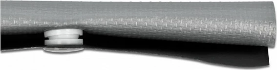 Mëngë mbrojtëse kabllosh DeLOCK 2 m x 30 mm, PVC, me kopsë snap, -15 deri 85°C, Zi/Gri