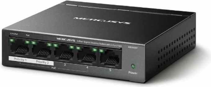 Switch rrjeti MERCUSYS MS105GP, i zi
