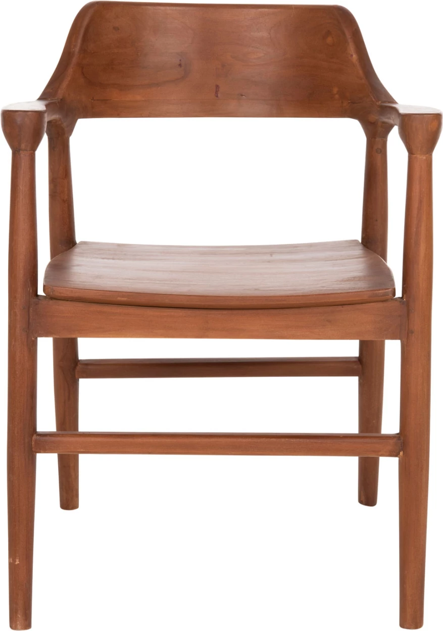 Karrige ngrënieje me krahë NIONI FH9476.01 dru TEAK ngjyrë arre 57x53x77H cm