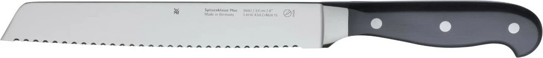 Thikë buke WMF Spitzenklasse Plus 31.5cm, çelik, dorezë e zezë