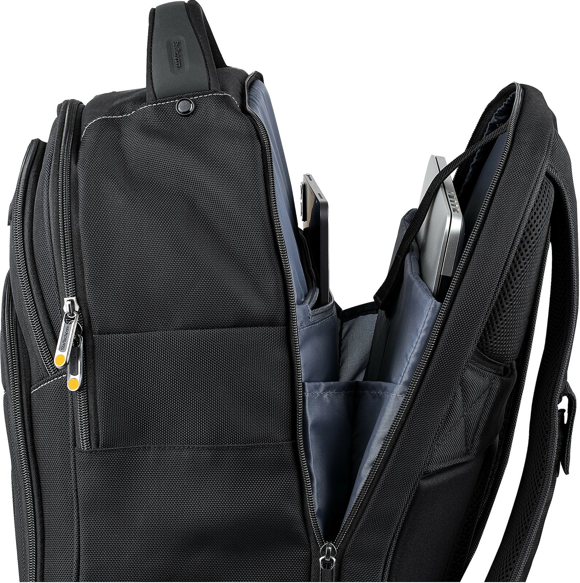 Çantë shpine për laptop StarTech 17.3", me organizer të heqshëm, najlon balistik, e zezë